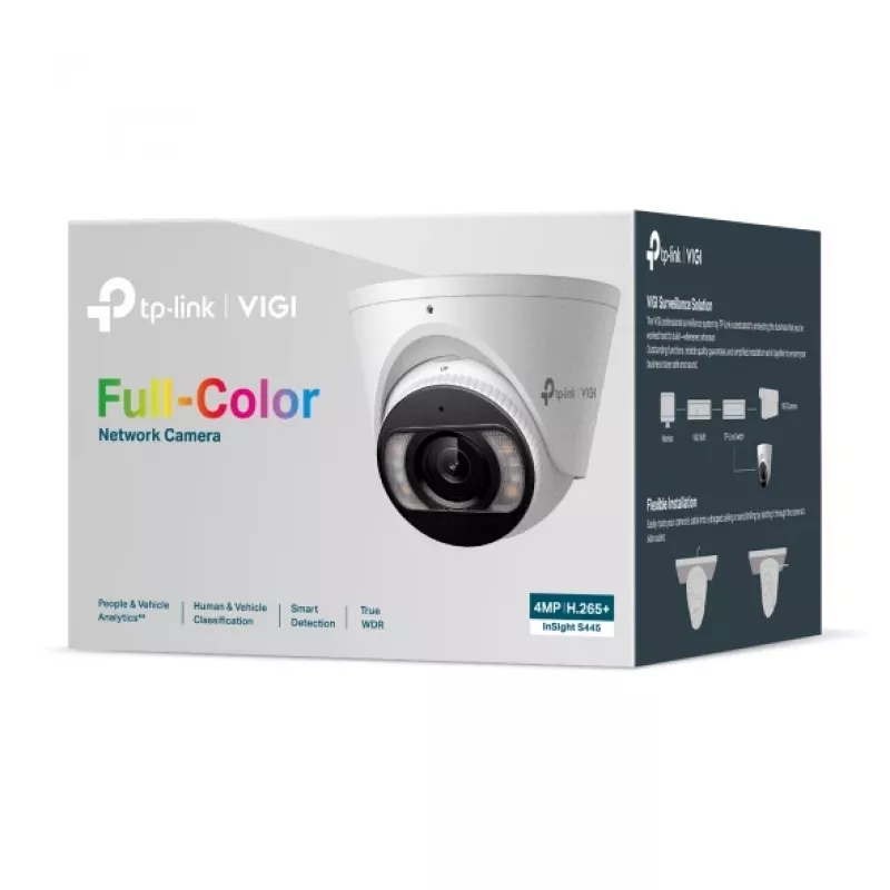 TP-Link InSight S445S (2.8mm) IP apsaugos kamera, 4 MP, lauko, lubų/sienos