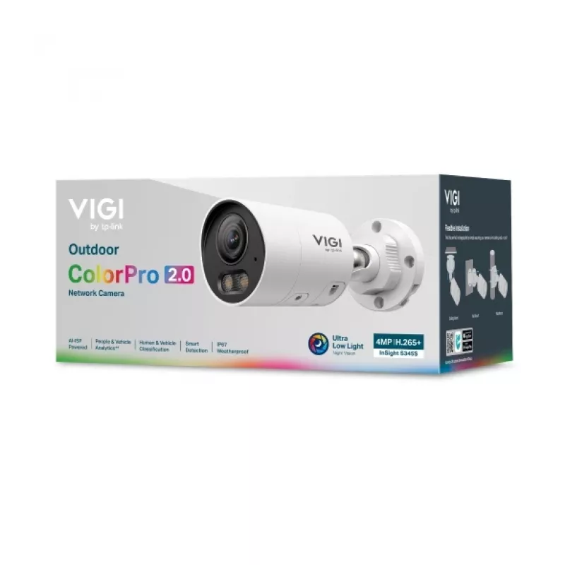 TP-Link InSight S345S IP stebėjimo kamera, lauko, 2688 x 1520 pikselių, lubos/siena/stulpas