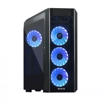 Chieftec Scorpion 3 GL-03B-OP Midi Tower korpusas, ATX/MicroATX/Mini-ITX, juodas, RGB, stikliniai šonai