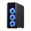 Korpusas CHIEFTEC Scorpion 3 GL-03B-OP — bokštinis ATX/Micro-ATX/Mini-ITX, grūdintas stiklas, 3×120 mm priekiniai ventiliatoriai