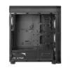 Korpusas CHIEFTEC Scorpion 3 GL-03B-OP — bokštinis ATX/Micro-ATX/Mini-ITX, grūdintas stiklas, 3×120 mm priekiniai ventiliatoriai