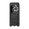 Korpusas CHIEFTEC Scorpion 3 GL-03B-OP — bokštinis ATX/Micro-ATX/Mini-ITX, grūdintas stiklas, 3×120 mm priekiniai ventiliatoriai