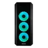 PC korpusas CHIEFTEC SCORPION 3 GL-03B-UC-OP — juodas, grūdintas stiklas, ATX/Micro-ATX, 3x120mm priekiniai + 1x120mm galinis ventiliatoriai