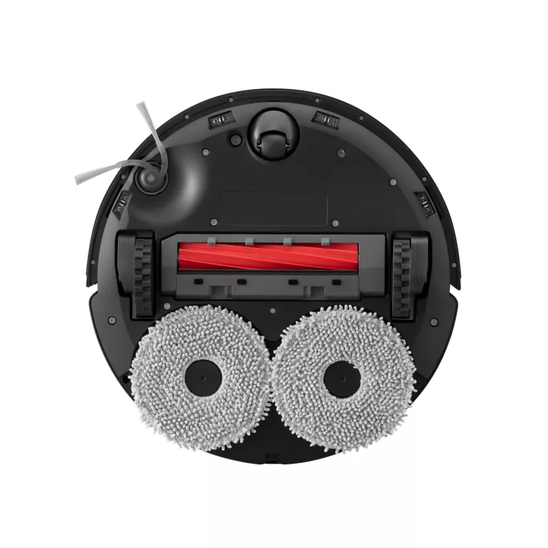 Roborock Q Revo L – apvalus robotas dulkių siurblys su šluostymu, 0,33 L dulkėms, 2,7 L bazė, 180 min veikimo, 5200 mAh, juodas