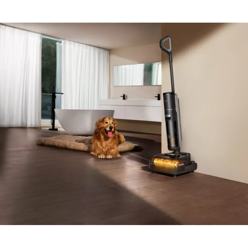 Dreame H15 Mix 2-in-1 belaidis šlapias ir sausas siurblys, baterija, be maišelio, 400 W, juoda, 5 Ah