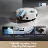Robotinis dulkių siurblys Dreame Aqua10 Ultra Roller Complete balta