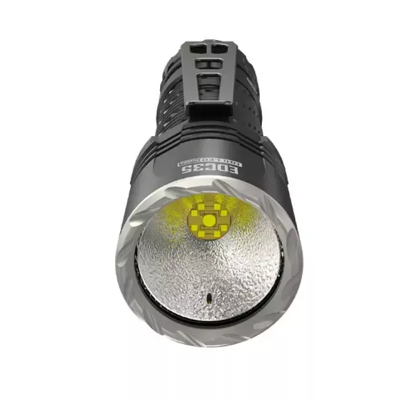 Rankinis žibintuvėlis Nitecore EDC35, 40 LED, 6000 mAh, IP68, aliuminis/nerūdijantis plienas, 171 g, juodas
