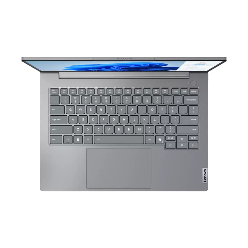 Nešiojamas kompiuteris Lenovo ThinkBook 14 G8 IRL, Intel Core 5 210H, 35,6 cm (14 colių) WUXGA, 16 GB DDR5-SDRAM, 512 GB SSD, Wi-Fi 6E (802.11ax), Windows 11 Pro, Šiaurės pilka