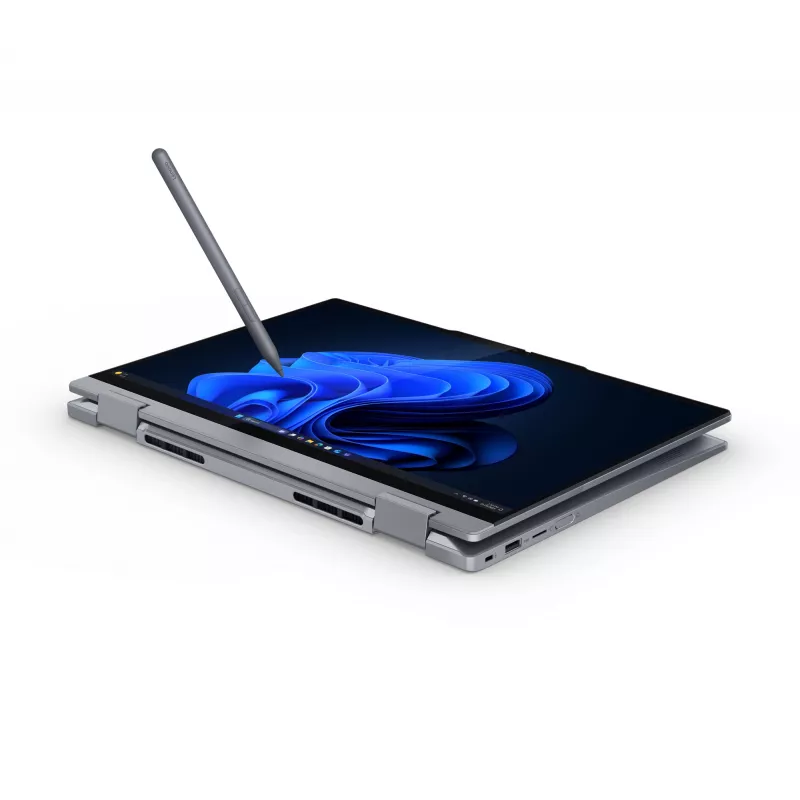 Hibridinis nešiojamas kompiuteris Lenovo ThinkBook 14 2-in-1 G5 IAU – 14 colių WUXGA, Intel Core Ultra 5 225U, 16 GB RAM, 512 GB SSD, Windows 11 Pro, pilka