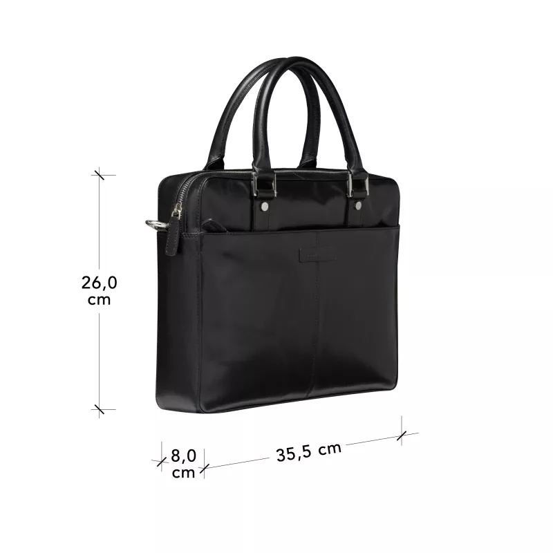 dbramante1928 Rosenborg 14 inch - juoda N.E. - portfelis iš natūralios odos