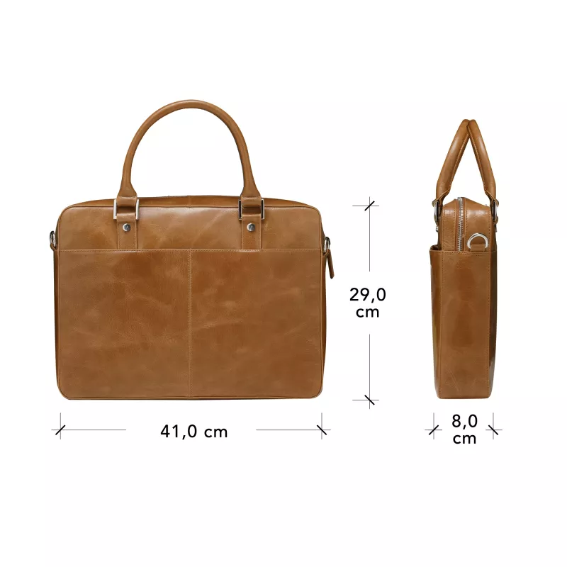 dbramante1928 Rosenborg - 16 inch - Tan N.E. portfelis