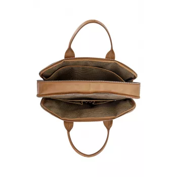 dbramante1928 Kronborg - 16 inch - Tan N.E. portfelis