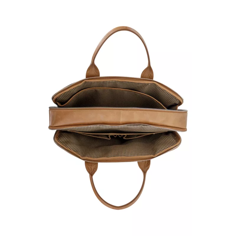 dbramante1928 Kronborg - 16 inch - Tan N.E. portfelis