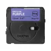 Etikečių juostelė Brother BTAG-F31 Juoda ant violetinės 1,2 cm 4 m