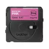 Juostelė etikečių spausdinimui Brother BTAG-P35 balta ant rožinės 1,2 cm 4 m
