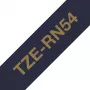Brother TZE-RN54 juostelė etiketėms Auksas ant tamsiai mėlynos