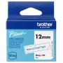 Brother BTAG-133 mėlyna ant skaidrios etikečių juosta