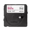 Juosta etiketėms Brother BTAG-232 raudona ant baltos 1,2 cm 4 m