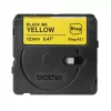 Juosta etiketėms Brother BTAG-631 juoda ant geltonos 1,2 cm 4 m
