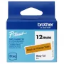Juosta etiketėms Brother BTAG-T31 Juoda ant oranžinės 1,2 cm 4 m