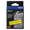 Spausdintuvo juostelė Brother HSE-211E juoda 5,2 mm x 1,5 m