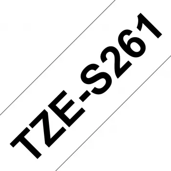 Brother TZE-S261 laminuota etikečių juosta 36 mm x 8 m