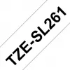 Brother TZE-SL261 lipni juosta žymėjimui, juoda ant baltos, 36 mm x 8 m
