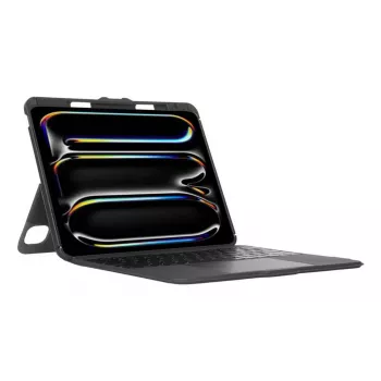 Klaviatūros dėklas TARGUS VersaVu THZ989NO, skirtas iPad Pro 13 colių – Bluetooth, sukama ir nuimama klaviatūra, apsauginis aplankalas