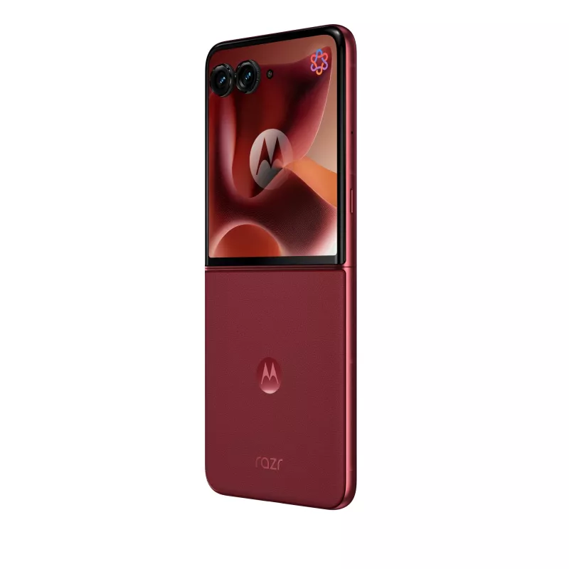 Motorola razr 60 ultra 17.7 cm (6,96 colio) sulankstomas išmanusis telefonas su dviguba SIM kortele, Android 15, 5G, USB Type-C, 16 GB RAM, 512 GB atminties, 4700 mAh, bordo spalvos
