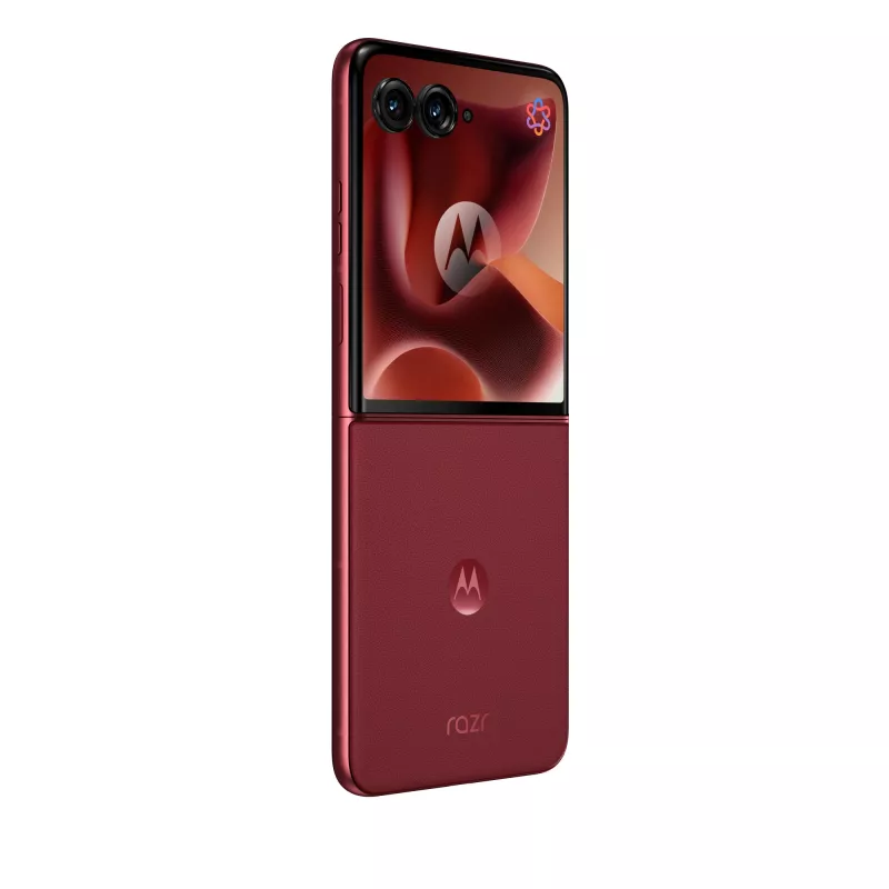 Motorola razr 60 ultra 17.7 cm (6,96 colio) sulankstomas išmanusis telefonas su dviguba SIM kortele, Android 15, 5G, USB Type-C, 16 GB RAM, 512 GB atminties, 4700 mAh, bordo spalvos