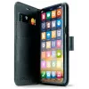 Screenor SMART dėklas-piniginė Samsung Galaxy S25 Edge 17 cm juoda