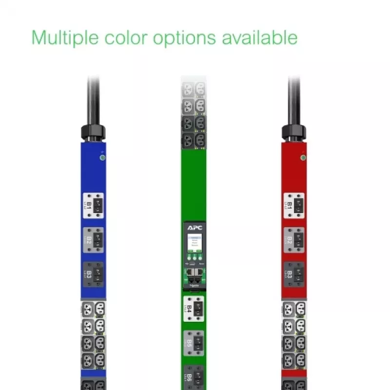 APC NetShelter Rack PDU Advanced, matuojamas, trifazis, 11kW 400V 16A arba 11.5kW 415V 20A, 42 lizdai, IEC309