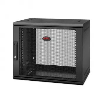 APC NetShelter WX AR109SH4 - 9U, 19 colių pataisymo spinta, sieninis montavimas, surinkta, 400 mm gylio