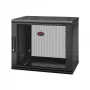 APC NetShelter WX AR109SH4 - 9U, 19 colių pataisymo spinta, sieninis montavimas, surinkta, 400 mm gylio