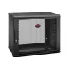 APC NetShelter WX AR109SH4 - 9U, 19 colių pataisymo spinta, sieninis montavimas, surinkta, 400 mm gylio