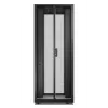 APC Easy Rack 42U stovas juodas su stogu, ratukais, kojelėmis, 4 kronšteinais ir šoninėmis plokštėmis, be dugno, 1991x800x1000 mm