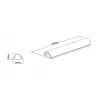 Multibrackets M Universal aliumininis kabelių kanalas 33 mm pločio, 1100 mm ilgio, metalinis