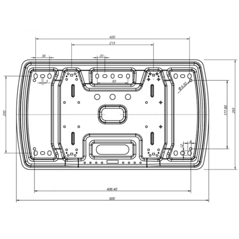 Laikiklis televizoriui Multibrackets M VESA Super Slim Tilt & Turn