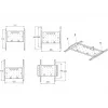 Laikiklis televizoriui Multibrackets M VESA Super Slim Tilt & Turn