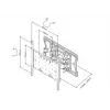 Laikiklis televizoriui Multibrackets M VESA Super Slim Tilt & Turn