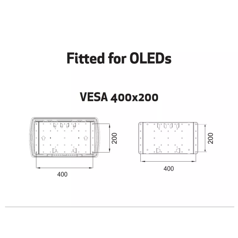Laikiklis televizoriui Multibrackets M VESA Super Slim Tilt & Turn