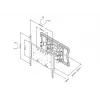 Multibrackets M VESA Super Slim Tilt & Turn HD laikiklis, 52 kg, 40–85 col., VESA 100x100–400x400 mm, juodas