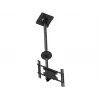 Multibrackets M Public Ceilingmount Medium Single lubų laikiklis, 81,3–116,8 cm (32–46 colių), maks. 70 kg, VESA nuo 100x100 iki 400x400, pasvirimas nuo -5 iki +15°, juodas