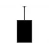 Multibrackets M Public Ceilingmount Medium Single lubų laikiklis, 81,3–116,8 cm (32–46 colių), maks. 70 kg, VESA nuo 100x100 iki 400x400, pasvirimas nuo -5 iki +15°, juodas