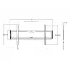 Multibrackets M Universal Wallmount Fixed Large Juoda – sieninis laikiklis televizoriui