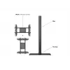 Multibrackets M 180 Single Black grindinis stovas su pagrindu
