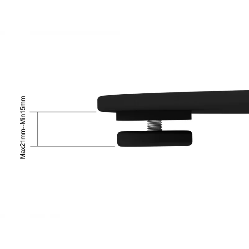 Multibrackets M 180 Single Black grindinis stovas su pagrindu