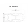 Multibrackets M 180 Single Black grindinis stovas su pagrindu