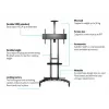Multibrackets M Public Floorstand Basic 180 stovas su lentyna ir kameros laikikliu