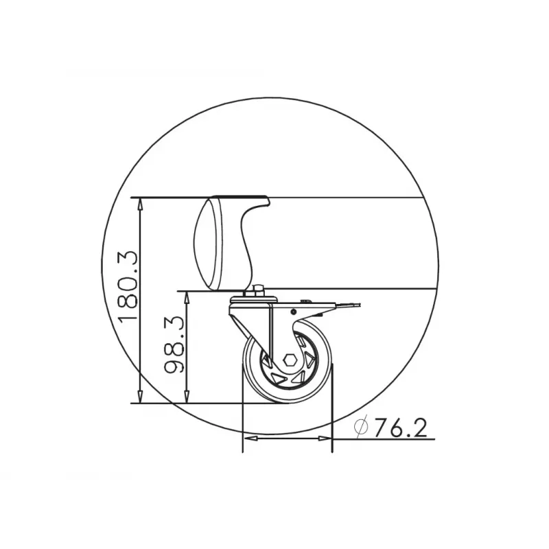 Multibrackets M Public Floorstand Basic 180 stovas su lentyna ir kameros laikikliu